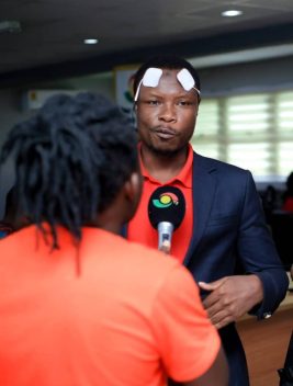 Founder of Journalists Sanctuary International Latif Iddrisu in an interview with a TV3 Reporter